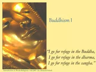 Buddhism I