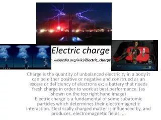 Electric charge