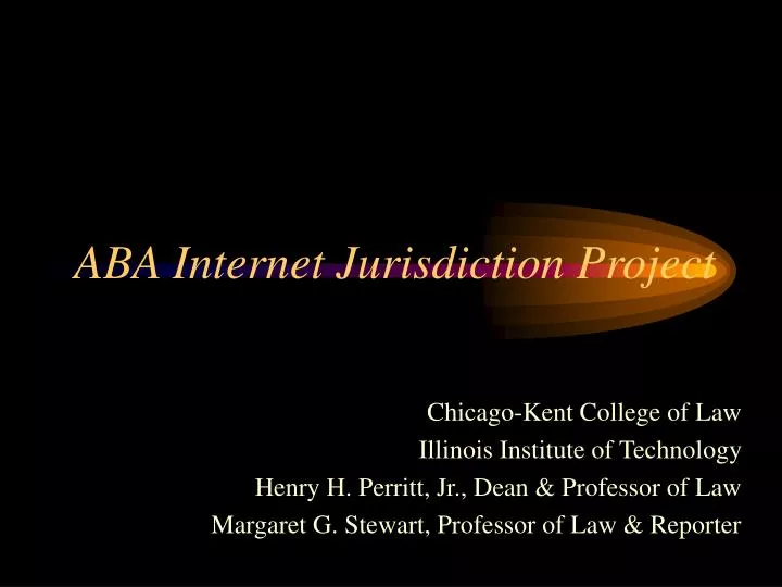 aba internet jurisdiction project