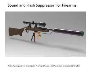 Sound and Flash Suppressor for Firearms