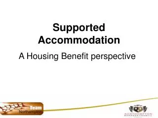Supported Accommodation