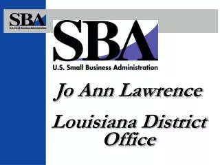Jo Ann Lawrence Louisiana District Office