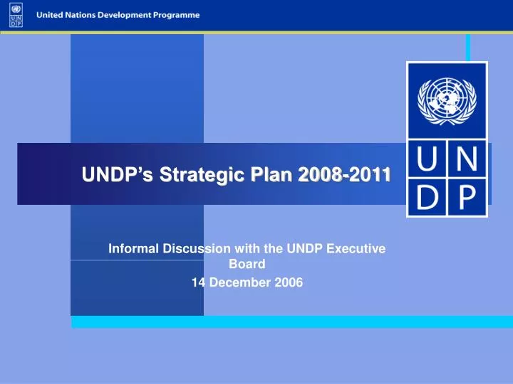 undp s strategic plan 2008 2011