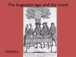 The Augustan age and the novel