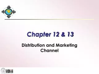 Chapter 12 &amp; 13