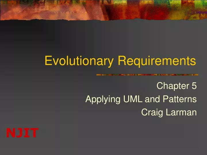 evolutionary requirements