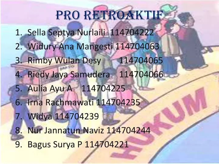 pro retroaktif