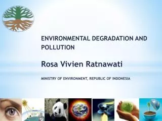 ENVIRONMENTAL DEGRADATION AND POLLUTION Rosa Vivien Ratnawati