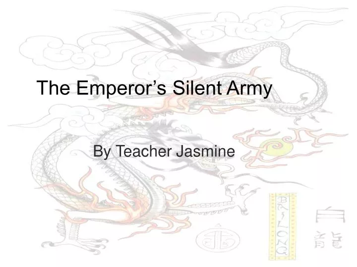 the emperor s silent army