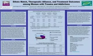 Ethnic Match, Therapeutic Alliance, and Treatment Outcomes among Women with Trauma and Addictions