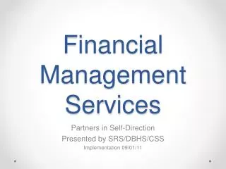 Financial Management Services