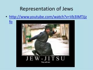 Representation of Jews