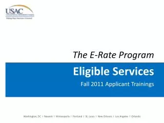 The E-Rate Program