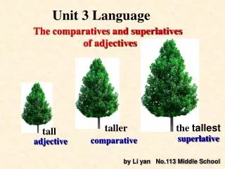 Unit 3 Language