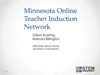 Minnesota Online Teacher Induction Network