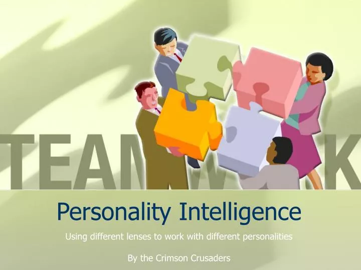 personality intelligence