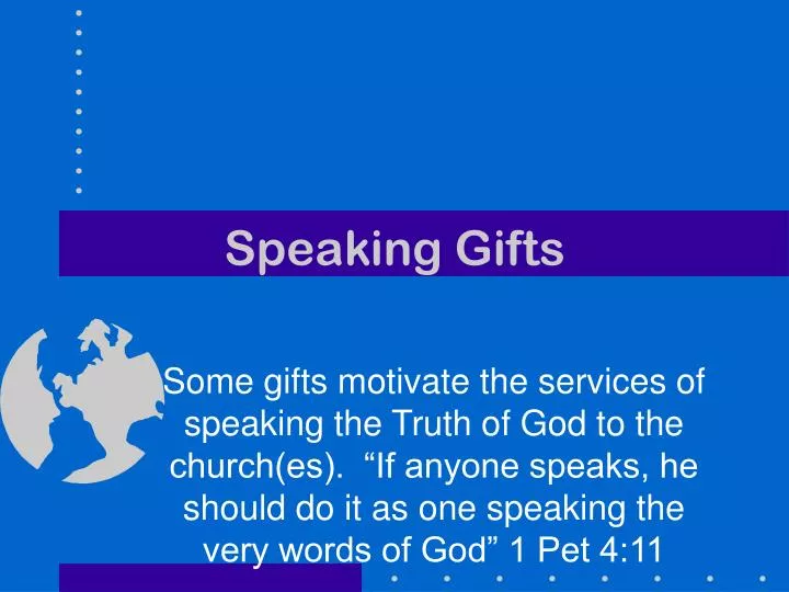speaking gifts