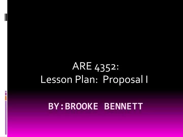 are 4352 lesson plan proposal i