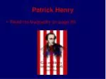 Patrick Henry - slide 1