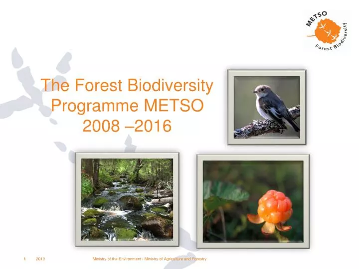 the forest biodiversity programme metso 2008 2016