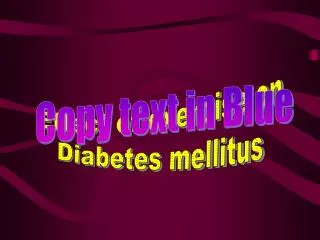 Effect of exercise on Diabetes mellitus