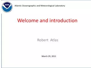 Welcome and introduction