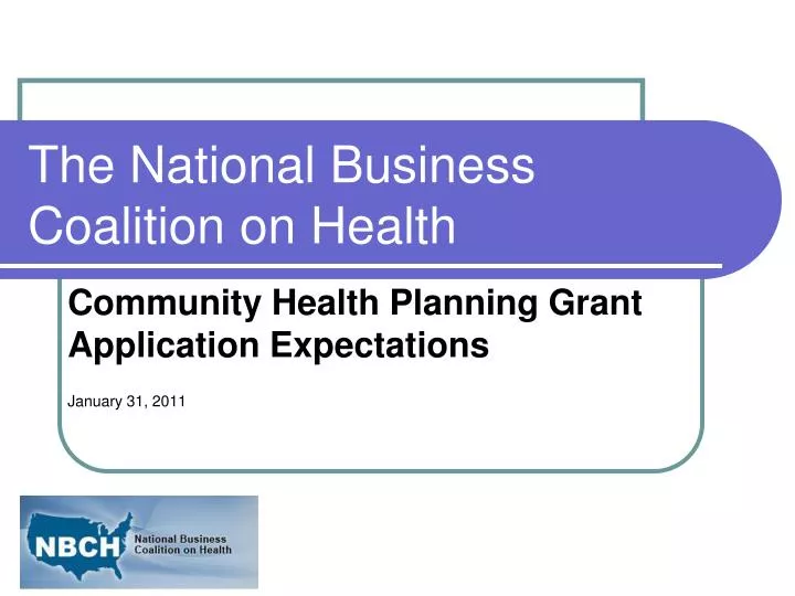 the national business coalition on health