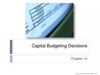 Capital Budgeting Decisions