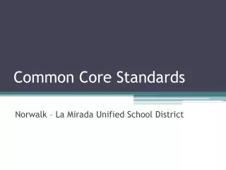 Common Core Standards