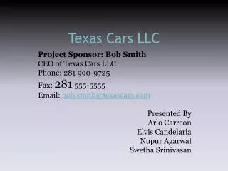 Texas Cars LLC