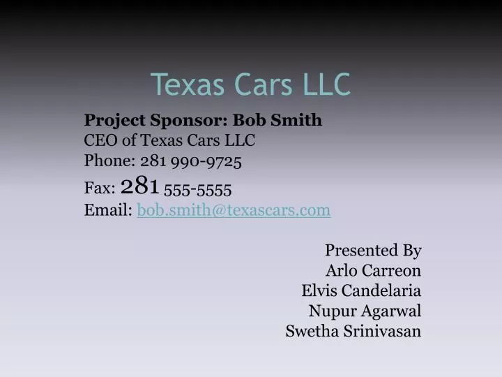 texas cars llc