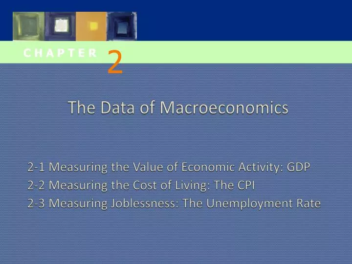 the data of macroeconomics