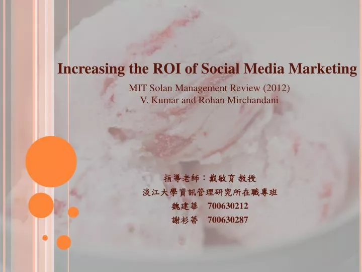 increasing the roi of social media marketing