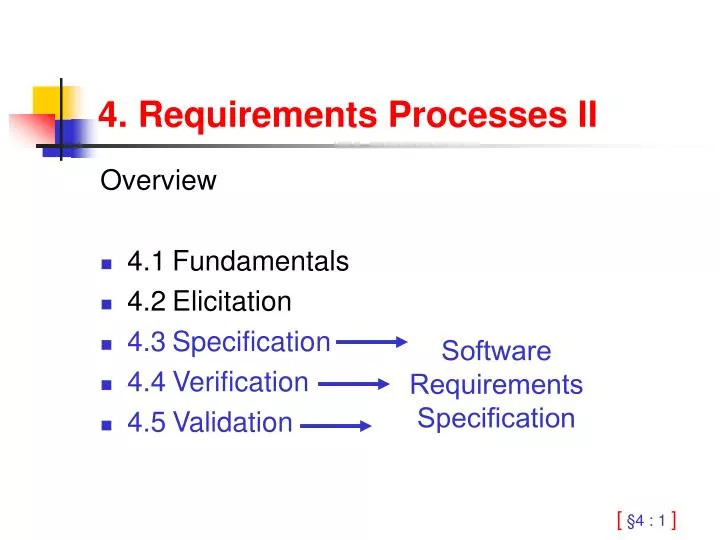 4 requirements processes ii