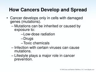 How Cancers Develop and Spread