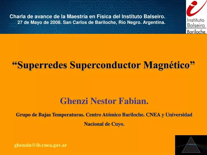 superredes superconductor magn tico