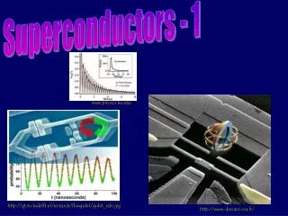 Superconductors - 1