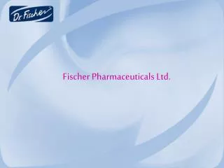 Fischer Pharmaceuticals Ltd.