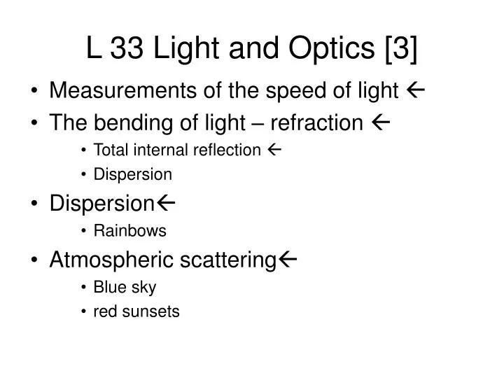 l 33 light and optics 3