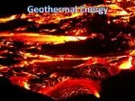 Geothermal Energy - slide 1