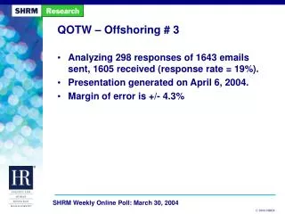 qotw offshoring 3
