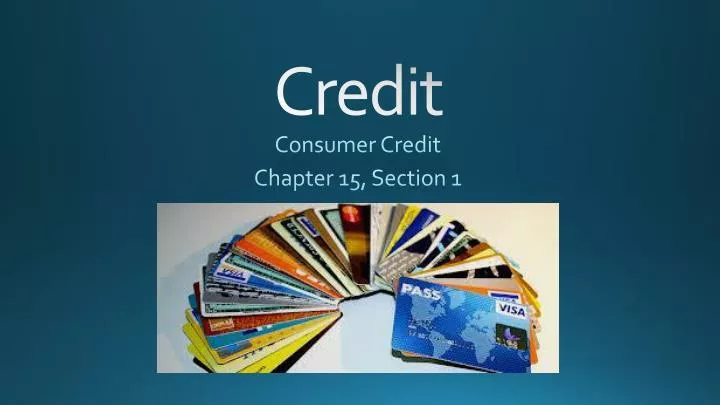 consumer credit chapter 15 section 1