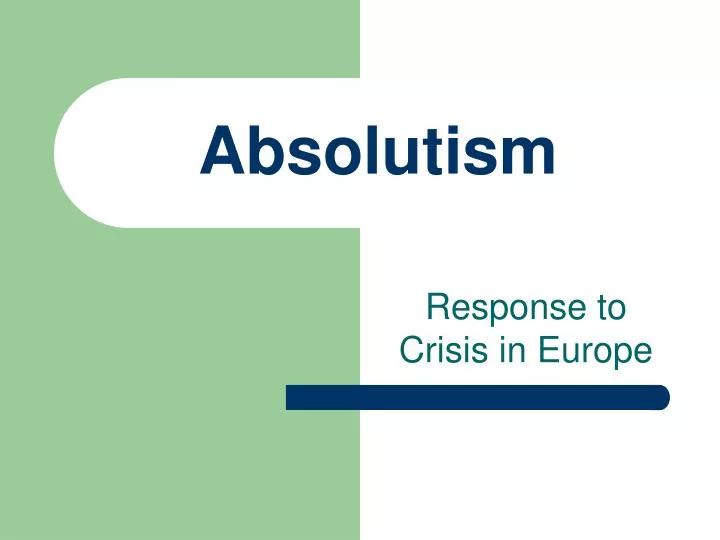 absolutism