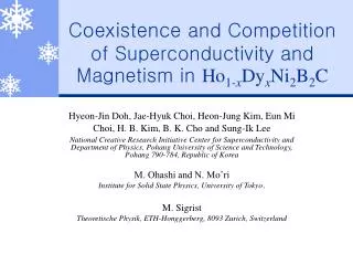 Coexistence and Competition of Superconductivity and Magnetism in Ho 1- x Dy x Ni 2 B 2 C