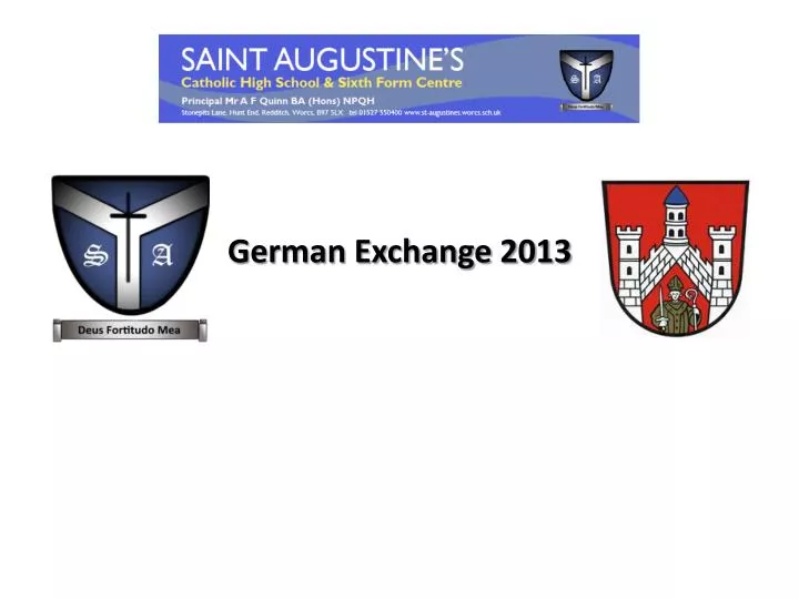 german exchange 2013