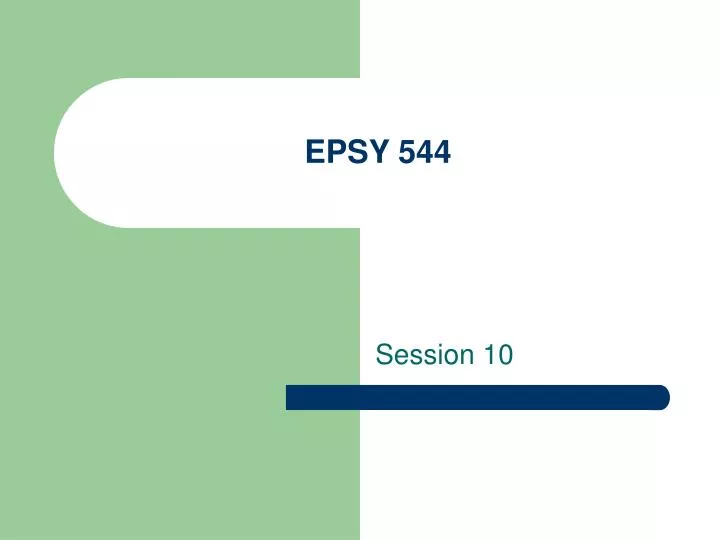 epsy 544