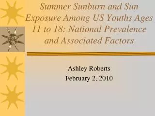 Ashley Roberts February 2, 2010