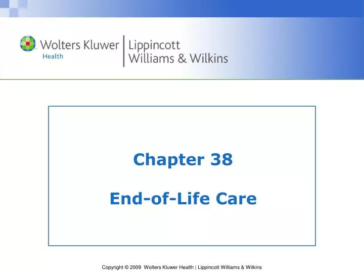 chapter 38 end of life care