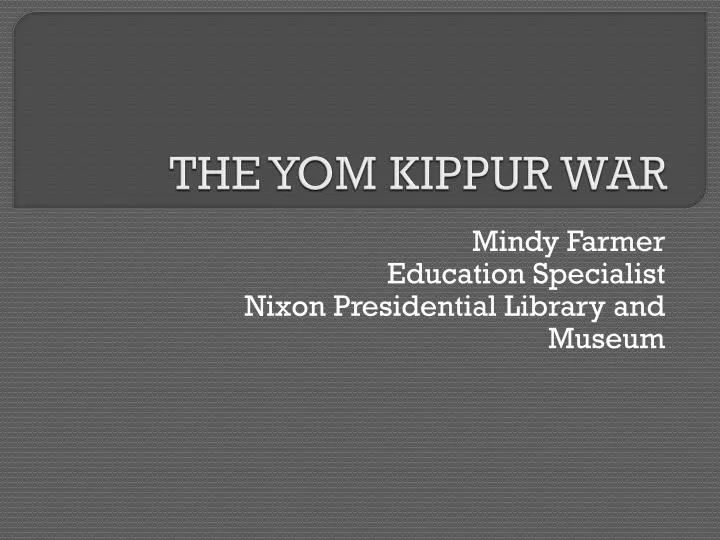 the yom kippur war