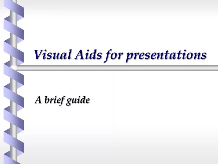 visual aids for presentations